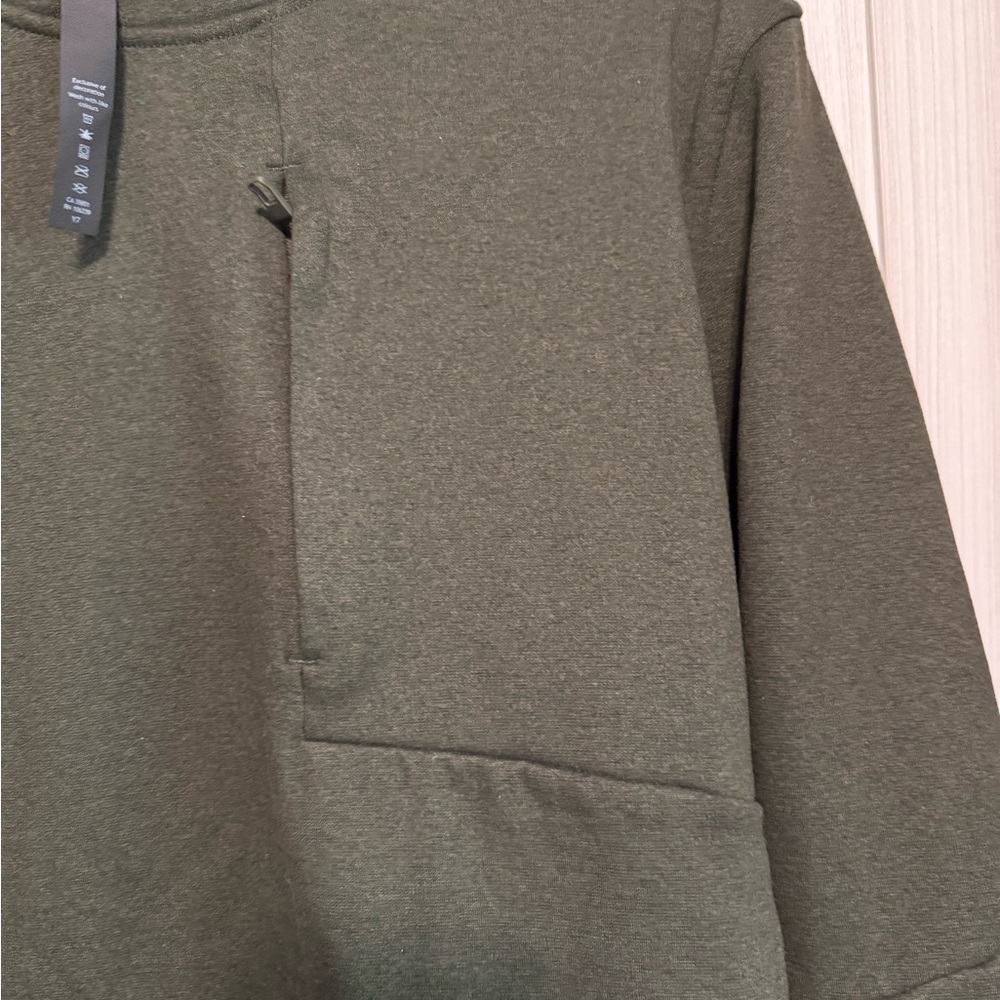 lululemon athletica Olive Green Crew Neck Sweatshirt - Picture 5 of 7